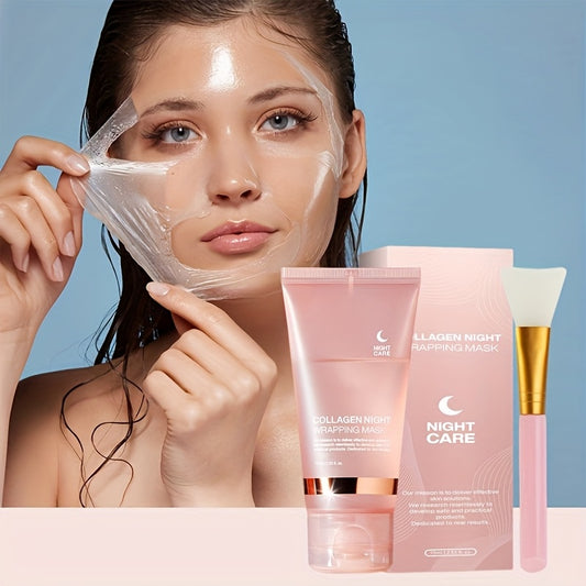 Collagen Hydrating Mask with Applicator Brush