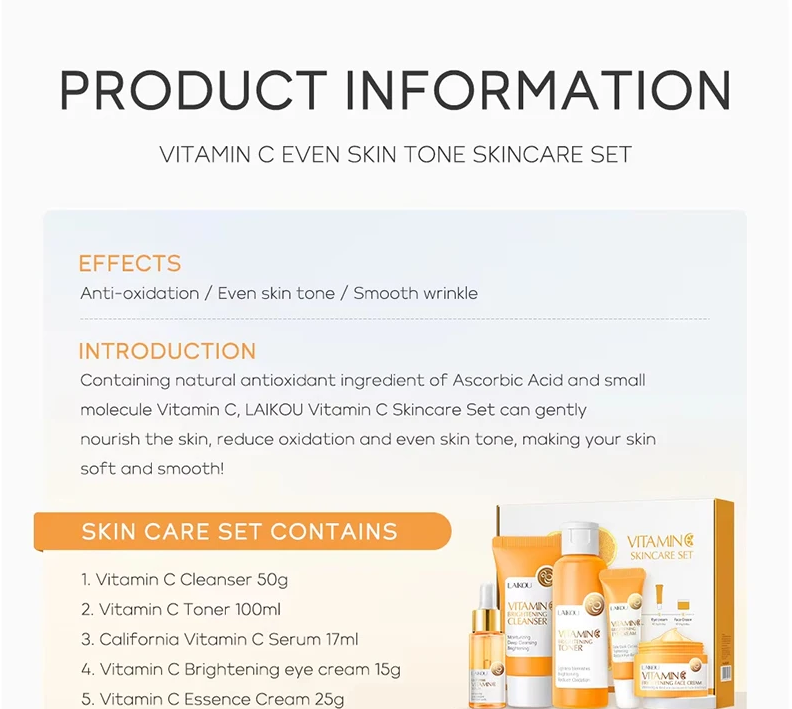 Vitamin C Facial Kit 5pcs